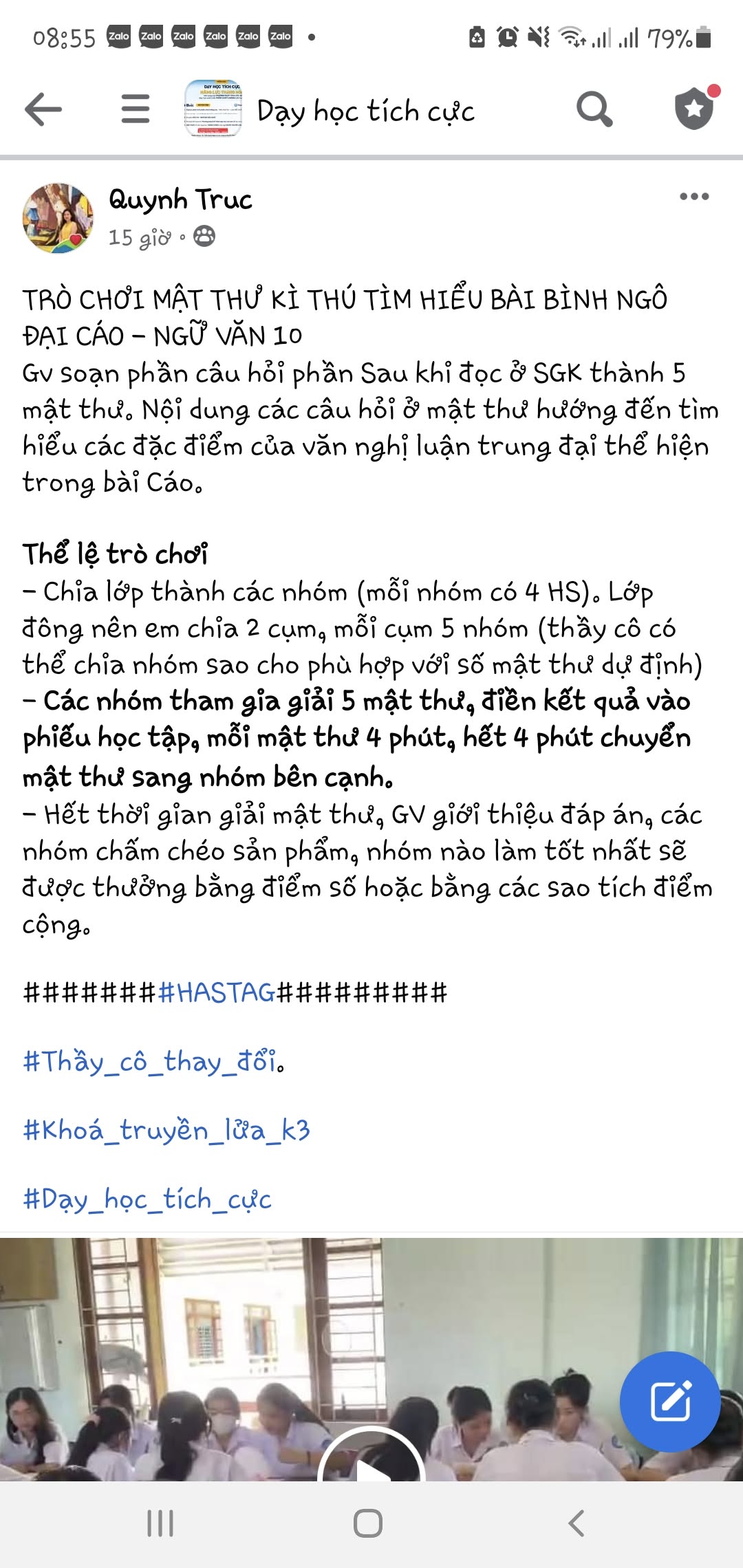 Lớp học thực tế
