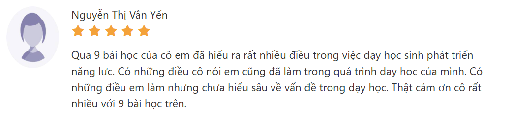 Phản hồi học viên